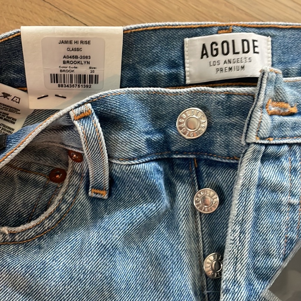 Agolde Jamie High Rise Jeans in Brooklyn